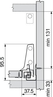 blum tandembox type BM 164 mm