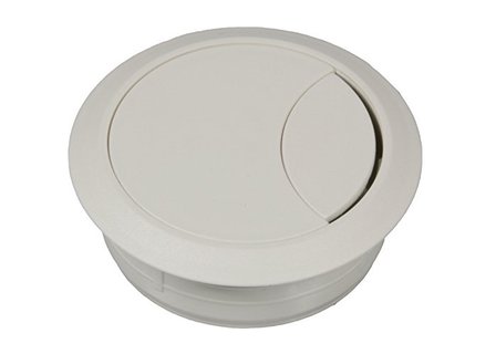 Kunststof Kabeldoorvoer 60 mm, wit