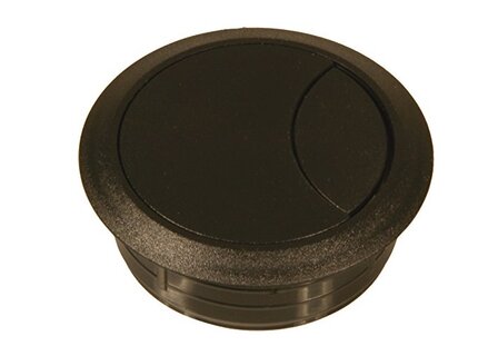 kabeldoorvoer 80 mm zwart