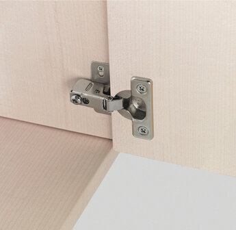 Caravanscharnier voor houten deuren vanaf 14 mm