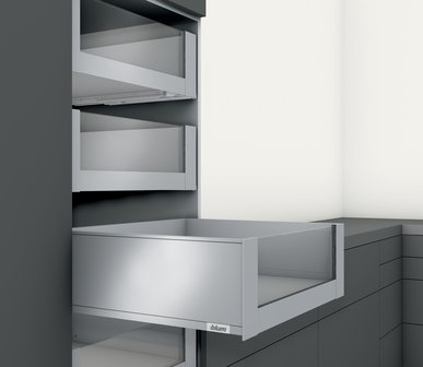 blum legrabox binnenlade met glazen voorkant