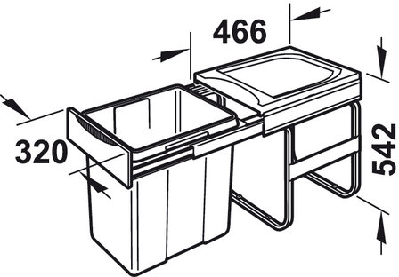afval 40 liter