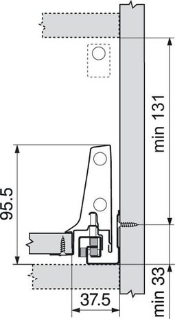 blum tandembox type BM 164 mm