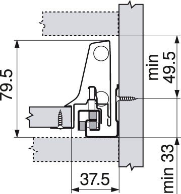 blum tandembox type N lade op maat 