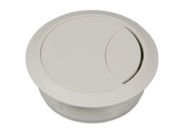 Kunststof Kabeldoorvoer 60 mm, wit