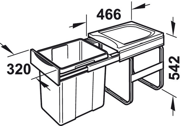 afval 40 liter