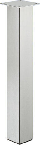 Tafelpoot vierkant, 720 mm