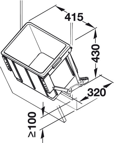 afvalemmer 30 liter