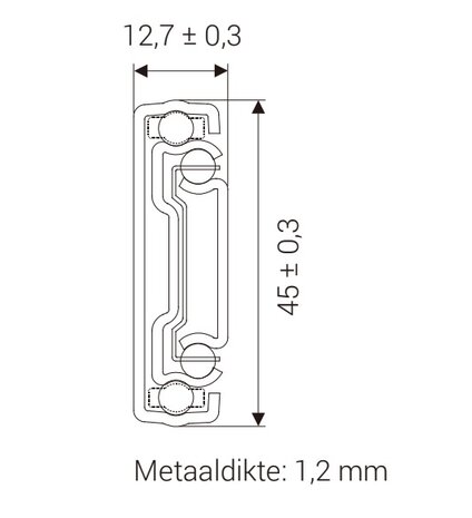 ladegeleider 450 mm