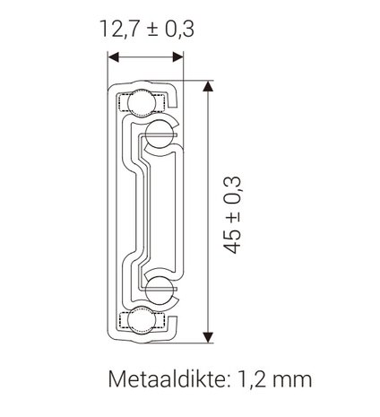 ladegeleider 400 mm